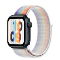 Apple Watch Series 8 41mm, Midnight Aluminum Case with Sport Loop - Pride Edition