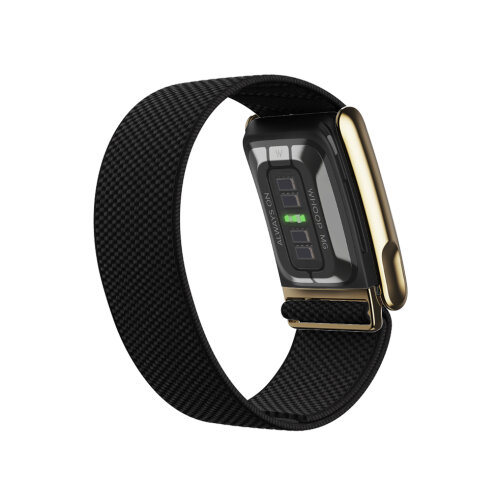 Ремешок для фитнес-браслета WHOOP Your Way 5.0 Gold, Band SuperKnit Obsidian