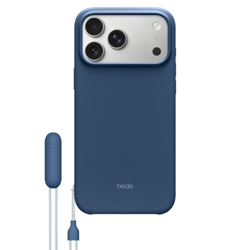 Чехол Beats для iPhone 17 Pro Max Kickstand Case с MagSafe Camera Control - Синий (Bedrock Blue)