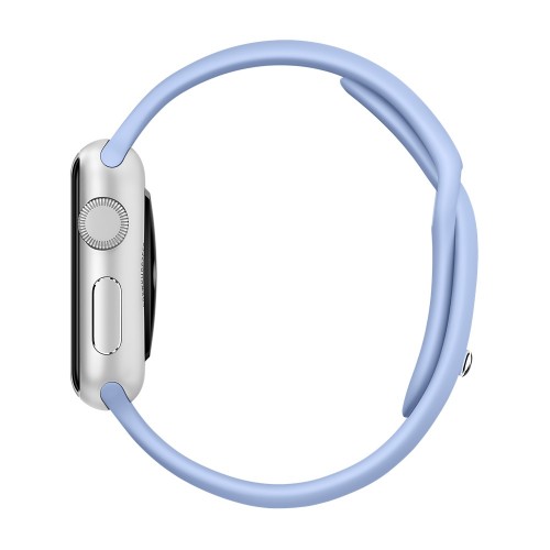 Ремешок спортивный для Apple Watch 38mm Светло синий