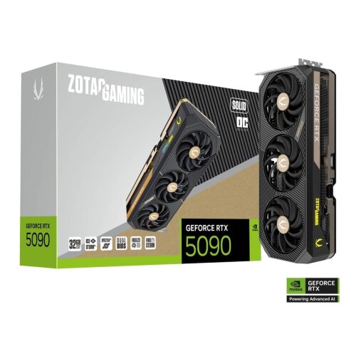 Игровая видеокарта NVIDIA ZOTAC GAMING GeForce RTX 5090 SOLID OC