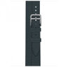 Apple Watch Hermes Series 12 42mm, двойной тонкий темно-зеленый кожаный ремешок