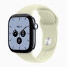 Apple Watch Series 12 42mm, Night Blue Ceramic Case with Sport Band - Pale Succulent
