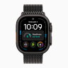 Apple Watch Ultra 4 49mm Black Titanium Case with Black Titanium Milanese Loop (Small)