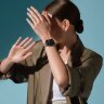 Apple Watch Hermes Series 10 42mm,  ремешок классический кожаный светло-коричневого цвета