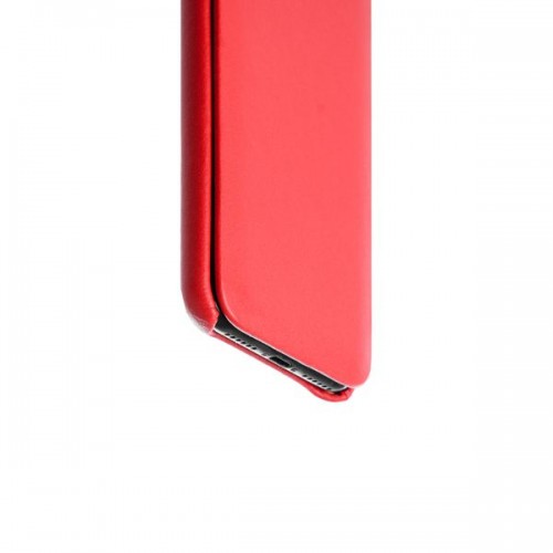 Чехол-книжка кожаная i-Carer для iPhone 8 и 7 Curved Edge - Красный