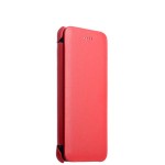 Чехол-книжка кожаная i-Carer для iPhone 8 и 7 Curved Edge - Красный