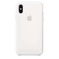 Силиконовый чехол для iPhone Xs, белый