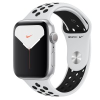 Apple Watch series 5 Nike+, 44 мм GPS серебристый алюминий, спортивный ремешок
