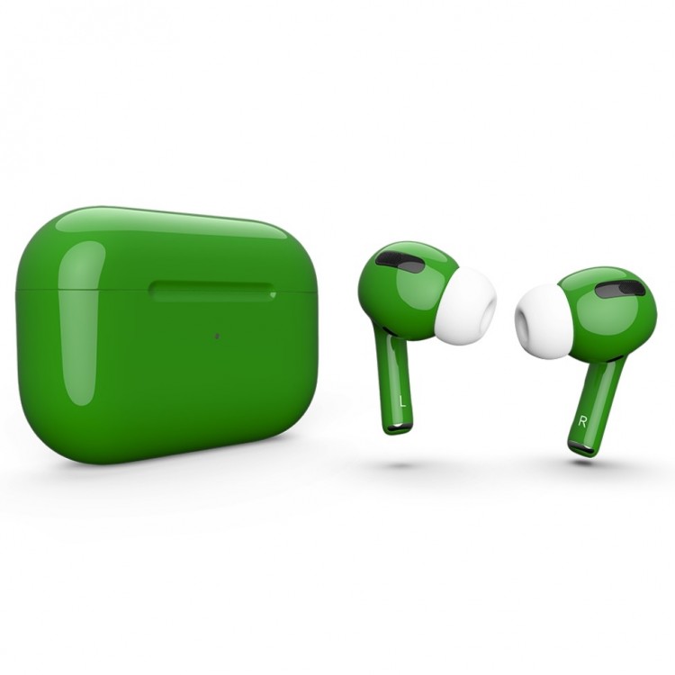 Купить Apple AirPods Pro зелёные в Москве. Цена на беспроводные