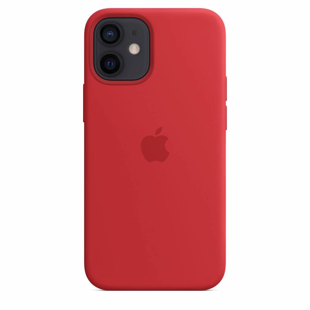 Купить силиконовый чехол для iPhone 12 mini Красный в Москве