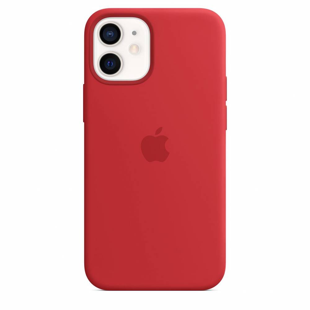 Купить силиконовый чехол для iPhone 12 mini Красный в Москве
