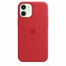 Силиконовый чехол MagSafe для iPhone 12 mini Красный