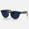 Ray-Ban Meta Low Bridge Fit HeadLiner (Глянцевая черная оправа, линзы прозрачно-сапфировые)