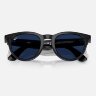 Ray-Ban Meta Low Bridge Fit HeadLiner (Глянцевая черная оправа, линзы прозрачно-сапфировые)