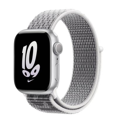 Silver aluminum case with summit white nike sport loop new arrivals
