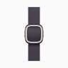 Apple Watch Series 11 42mm, Natural Titanium Case with Modern Buckle - Midnight Purple