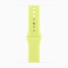 Apple Watch SE 3 40mm, Midnight Aluminum Case with Sport Band - Neon Yellow