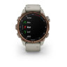 Умные часы Garmin Descent Mk3i 43mm, Bronze PVD Titanium, French Gray Silicone Band