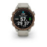 Умные часы Garmin Descent Mk3i 43mm, Bronze PVD Titanium, French Gray Silicone Band