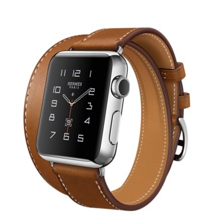 Apple Watch Hermes Double Tour Barenia Fauve 38mm (Коричневый)