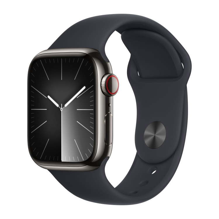 Apple Watch 9 Graphite Stainless Steel 41mm Midnight