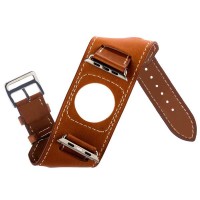 Кожаный ремешок W10 FASHION BAND для Apple Watch 42мм - Светло-Коричневый