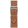 Apple Watch Hermes Series 12 42mm, классический кожаный коричневый ремешок