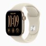 Apple Watch Series 12 46mm, Light Gold Aluminum Case with Sport Band - Sand