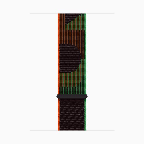 Apple Watch Series 10 46mm, Silver Aluminum Case with Sport Loop - Black Unity