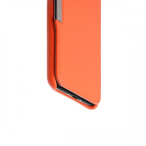 Чехол-книжка кожаная i-Carer для iPhone 8 Plus и 7 Plus Vintage Series - Оранжевый