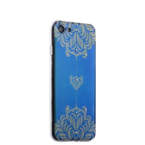 Накладка силиконовая Golden Faith для iPhone 8 и 7 со стразами Swarovski - Стиль 18