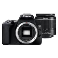 Canon EOS 250D Black + EF-S 18-55mm f/3.5-5.6 III Lens Kit