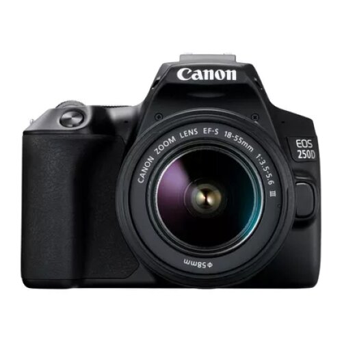 Canon EOS 250D Black + EF-S 18-55mm f/3.5-5.6 III Lens Kit