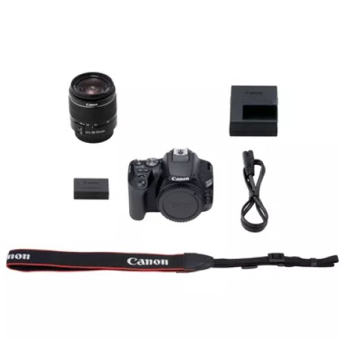 Canon EOS 250D Black + EF-S 18-55mm f/3.5-5.6 III Lens Kit