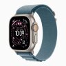Apple Watch Ultra 3 49mm Titanium Case with Light Blue Alpine Loop (S)