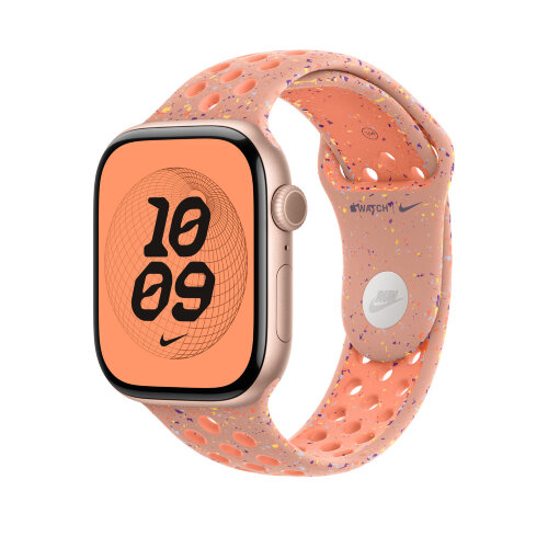 Спортивный ремешок для Apple Watch 46mm Nike Sport Band (S/M) - Розовый (Alpenglow Pink)