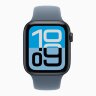 Apple Watch SE 3 40mm, Midnight Aluminum Case with Sport Band - Anchor Blue