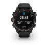 Умные часы Garmin Descent Mk3i 43mm, Carbon Gray DLC Titanium, Black Silicone Band