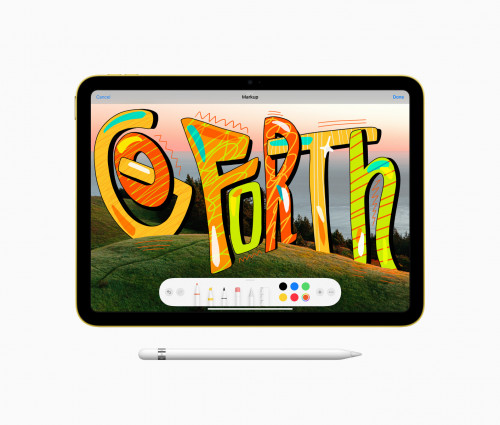Apple iPad 10 gen, 2022, 64GB Wi-Fi, Yellow