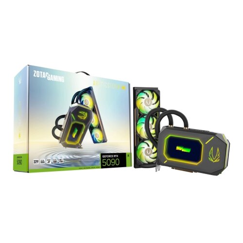 Игровая видеокарта NVIDIA ZOTAC GAMING GeForce RTX 5090 ARCTICSTORM AIO