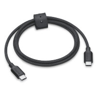 Кабель зарядки mophie USB-C — USB-C 240 Вт, 1 м, чёрный