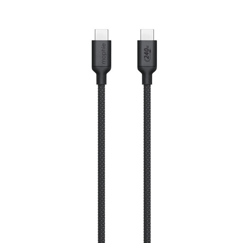 Кабель зарядки mophie USB-C — USB-C 240 Вт, 1 м, чёрный