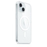 Прозрачный чехол для iPhone 15 Plus с MagSafe