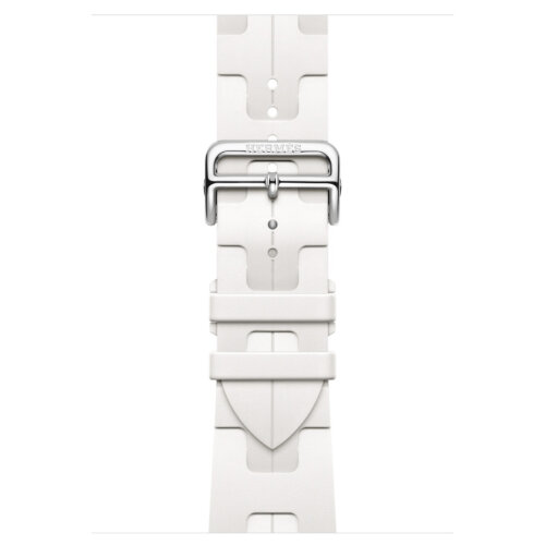 Apple Watch Hermes Series 9 45mm, спортивный ремешок Kilim белого цвета