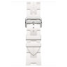 Apple Watch Hermes Series 9 45mm, спортивный ремешок Kilim белого цвета
