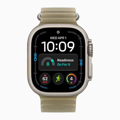 Apple Ocean Band 49mm Natural Titanium Finish для Apple Watch - Translucent Kelp (Бежевый)