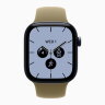 Apple Watch Series 12 46mm, Night Blue Ceramic Case with Sport Band - Olive
