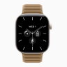 Apple Watch Series 12 46mm, Pearl White Ceramic Case with Magnetic Link - Camel
