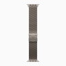 Apple Watch Ultra 4 49mm Natural Titanium Case with Natural Titanium Milanese Loop (Medium)